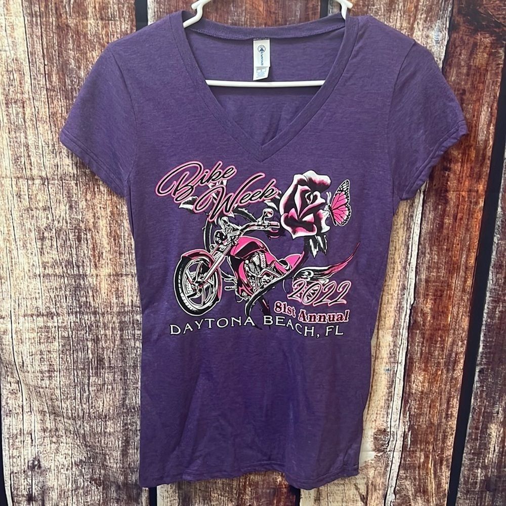 Purple 81st Annual Bike Week T-Shirt